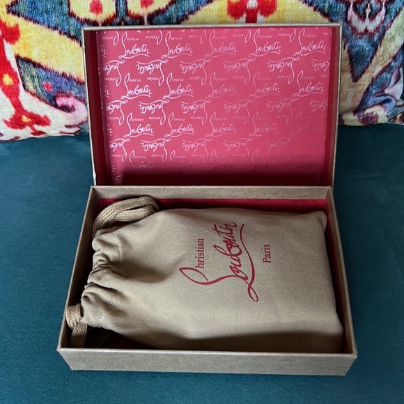 CHRISTIAN LOUBOUTIN - M Sifnos lizard/croc-effect Leather Cardholder - Picture 7 of 8